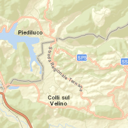 Colli sul Velino Street Map