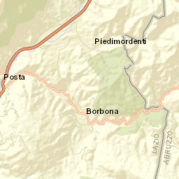 Borbona Street Map