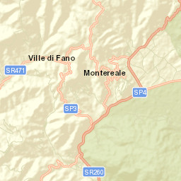 Montereale Street Map