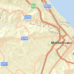 Montesilvano Marina Street Map