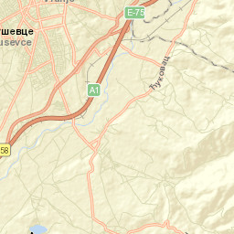 Vranje Street Map