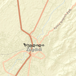 Zugdidi Street Map