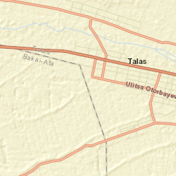 Talas Street Map