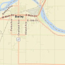 Burley Street Map