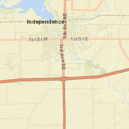 1785 Golf Course Boulevard, Independence Street Map
