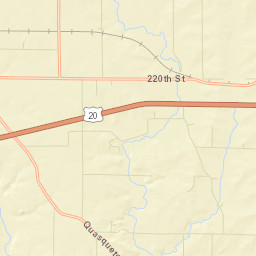 Buchanan County Street Map