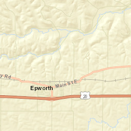 U.S. 20, Epworth, IA 52045, America Street Map