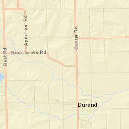 Durand Street Map