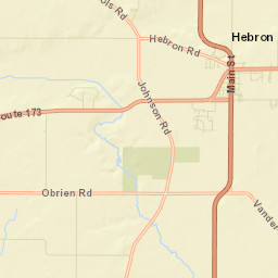 Hebron Street Map
