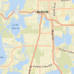 Lake Catherine Street Map