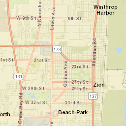 Zion Street Map