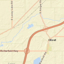 Olivet Street Map