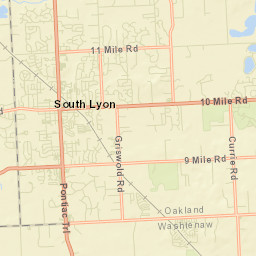 South Lyon Street Map