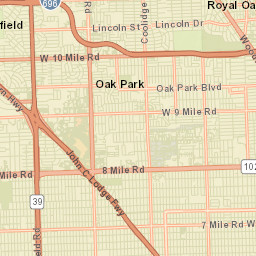 Southfield Street Map