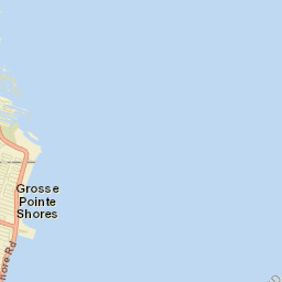 Grosse Pointe Shores Street Map