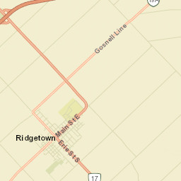 Ridgetown Street Map