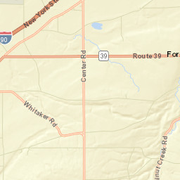 Cook Corners New York Street Map