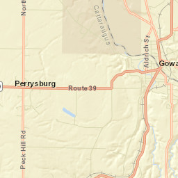 Perrysburg New York Street Map