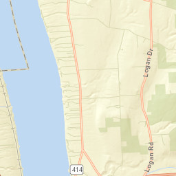 Logan New York Street Map