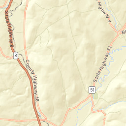 White Store New York Street Map