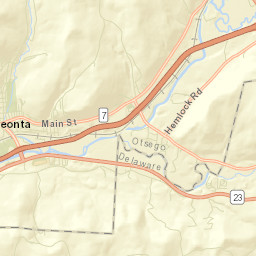 Emmons New York Street Map