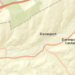 West Davenport New York Street Map