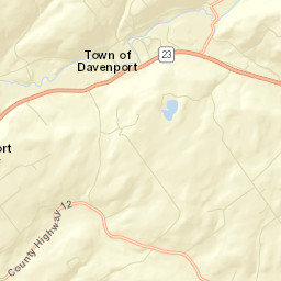 Hoseaville New York Street Map