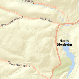 North Blenheim New York Street Map