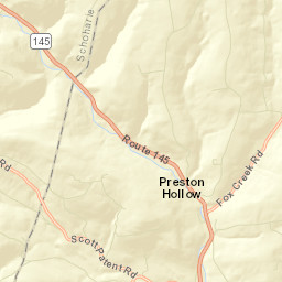 Potter Hollow New York Street Map