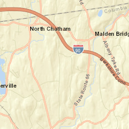 North Chatham New York Street Map