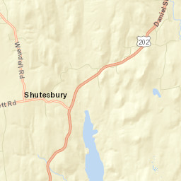Shutesbury Street Map