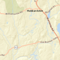 Hubbardston Street Map