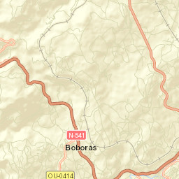 Boborás Street Map