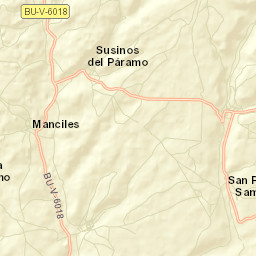 Susinos del Páramo Street Map