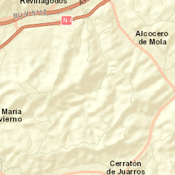 Castil de Peones Street Map