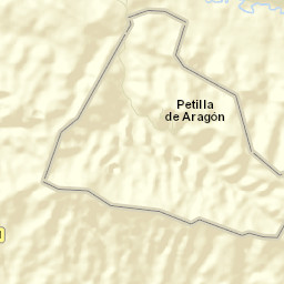 Petilla de Aragón Street Map