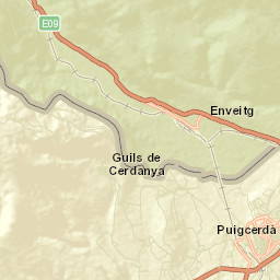 Puigcerdà Street Map