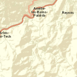 els Banys d'Arles Street Map