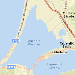 Orbetello Street Map