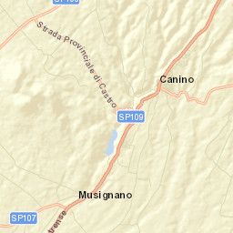 Canino Street Map