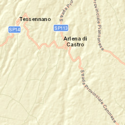Arlena di Castro Street Map