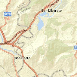 Orte Scalo Street Map