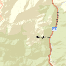 Micigliano Street Map
