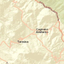 Cagnano Amiterno Street Map