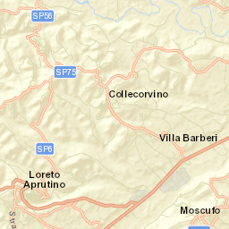 Picciano Street Map
