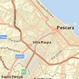 Santa Teresa Street Map