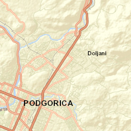 Podgorica Street Map