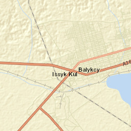 Balykchy Street Map
