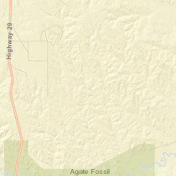 Sioux County Street Map