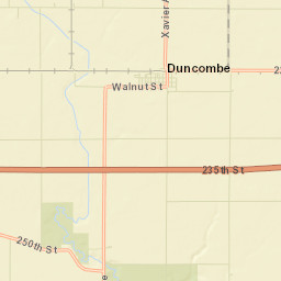 700-798 Allen St Duncombe IA Street Map